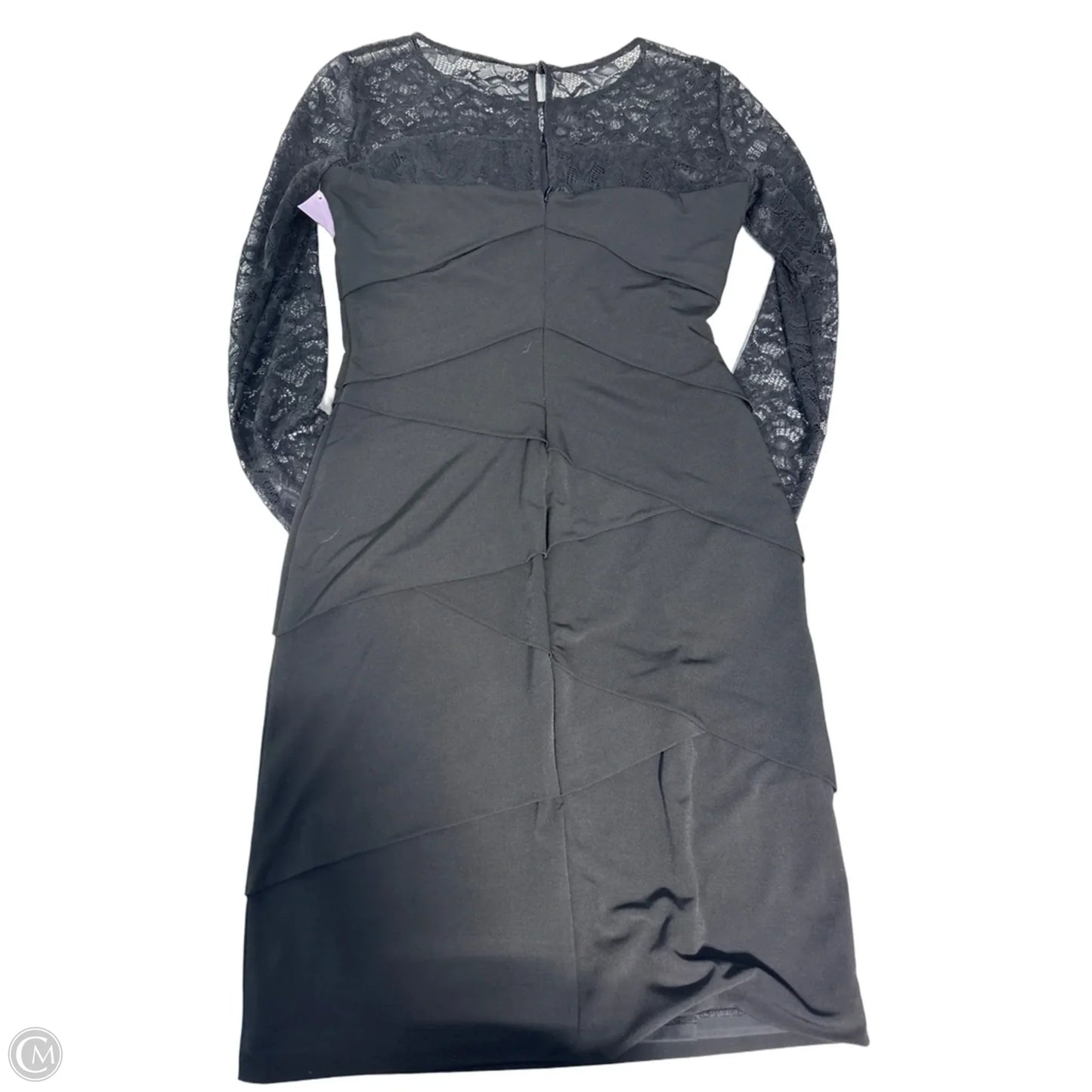 Dress Casual Midi By White House Black Market In Black, Size: M
