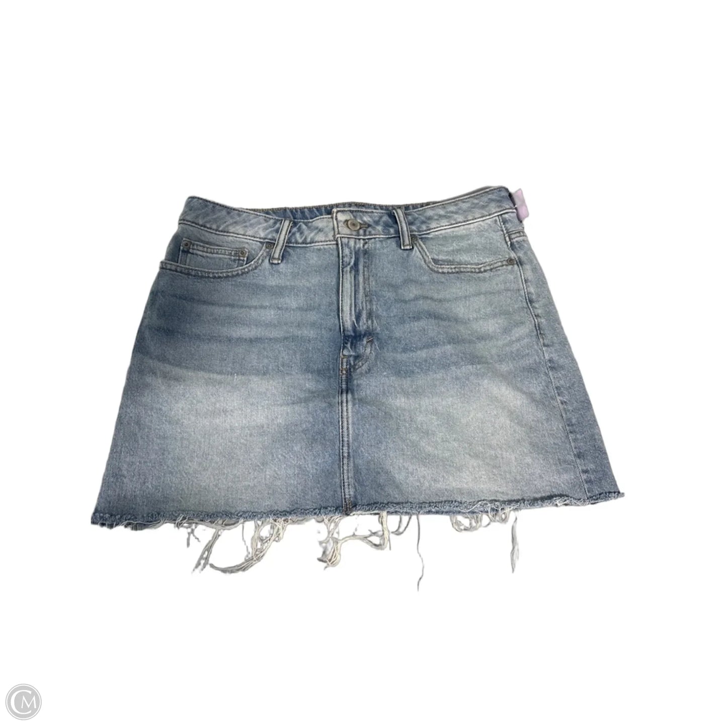 Skirt Mini & Short By Lucky Brand In Blue Denim, Size: 10