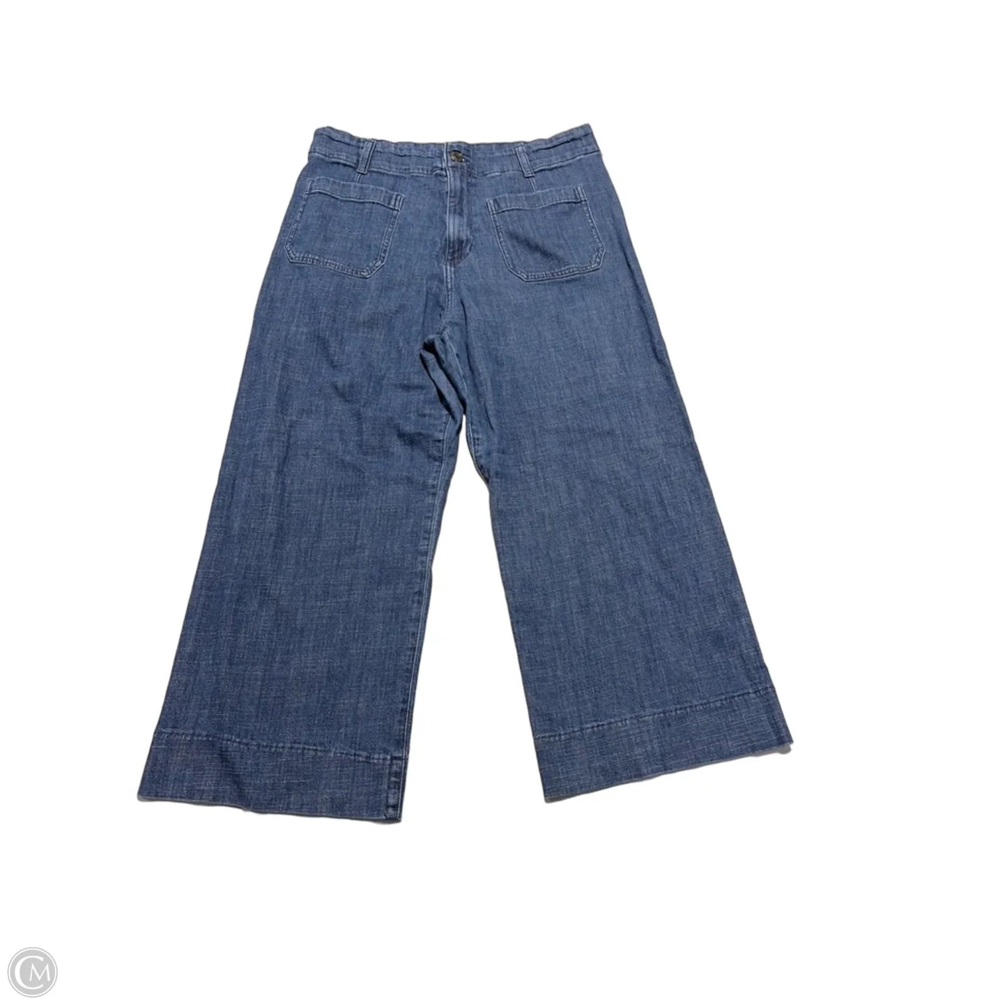 Jeans Wide Leg By Lc Lauren Conrad In Blue Denim, Size: 16
