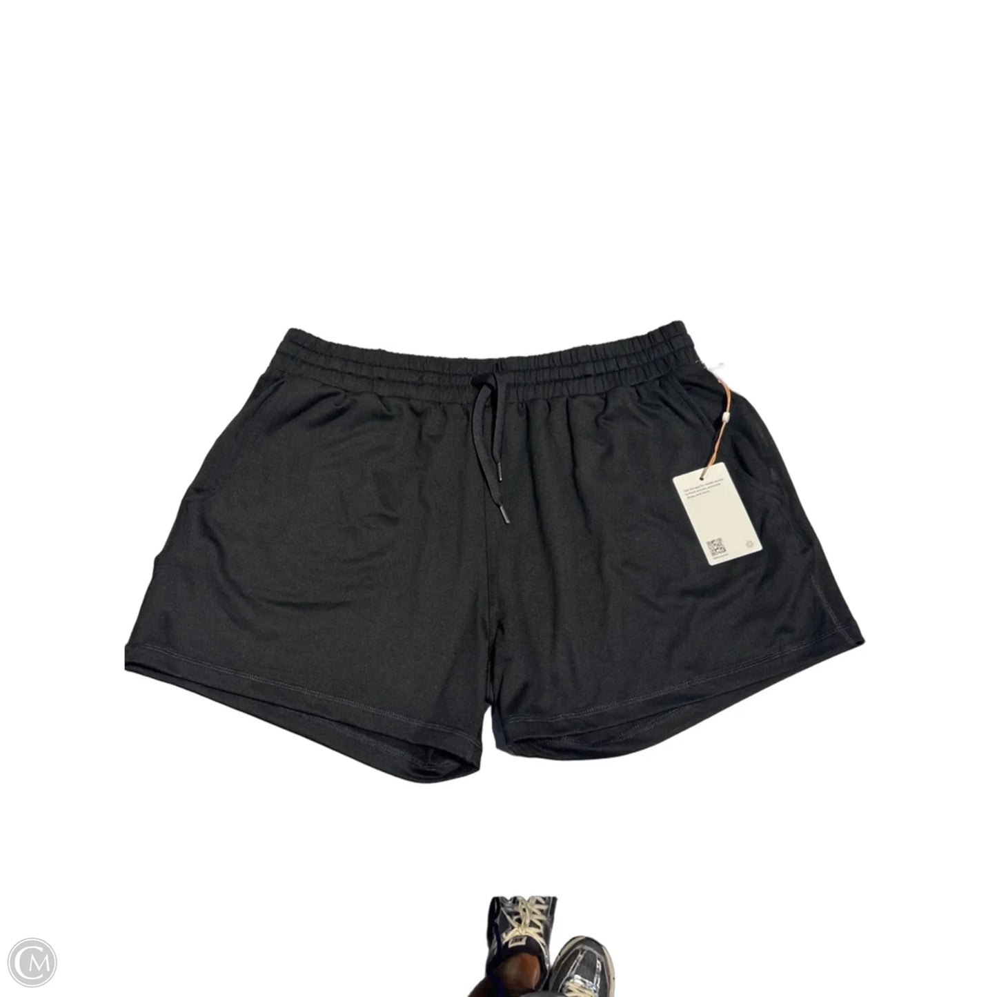 Athletic Shorts By Quince In Black, Size: L