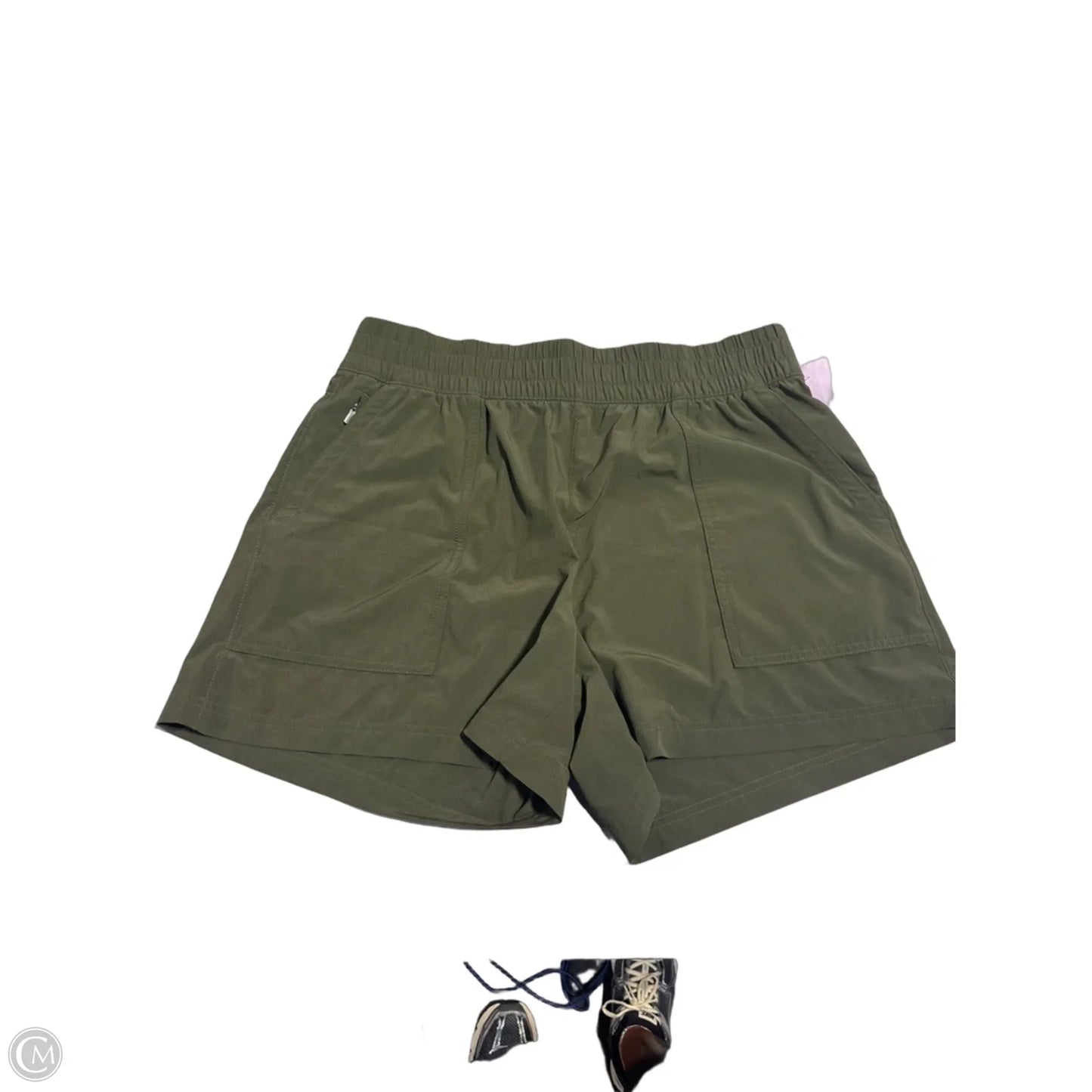 Athletic Shorts By Athleta In Green, Size: L
