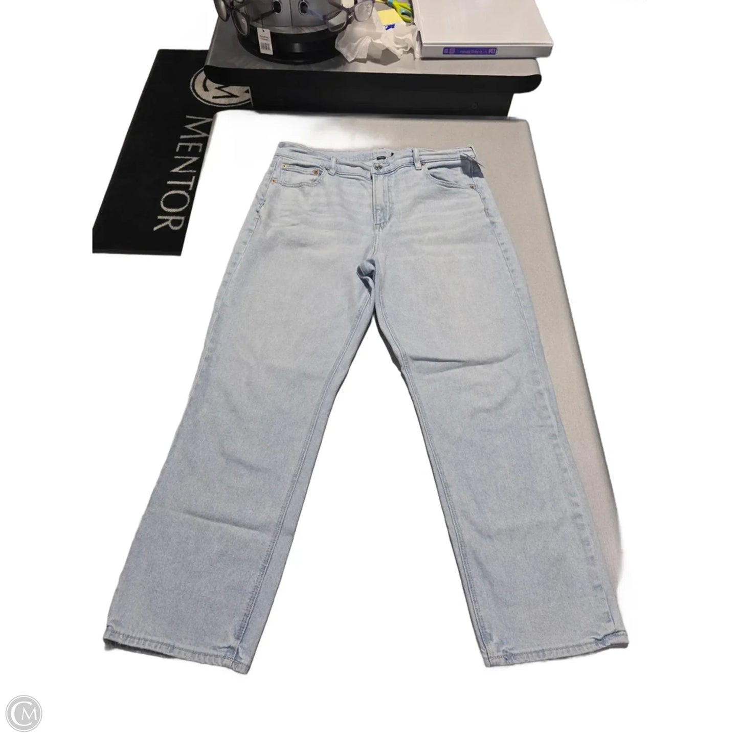 Jacket Denim By American Eagle In Blue Denim, Size: 14