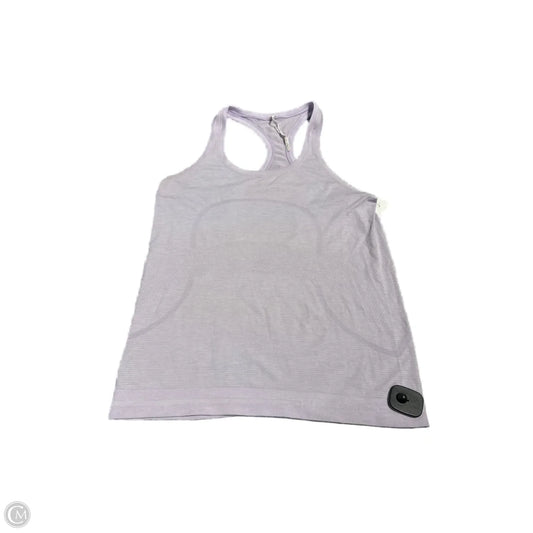 Athletic Tank Top By Lululemon In Purple, Size: 10