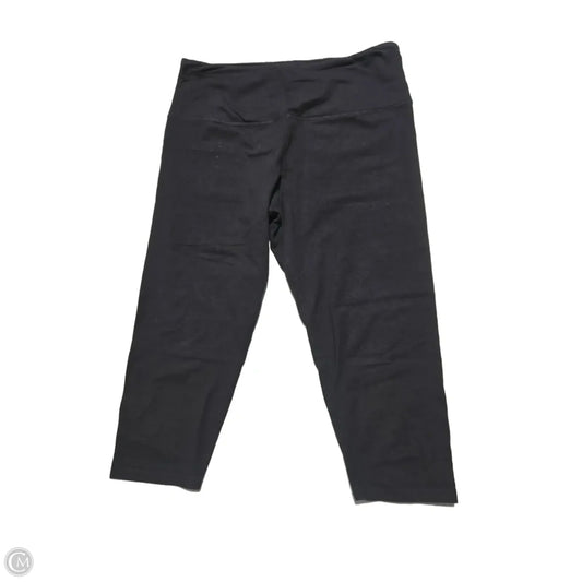 Athletic Capris By Intro In Black, Size: L