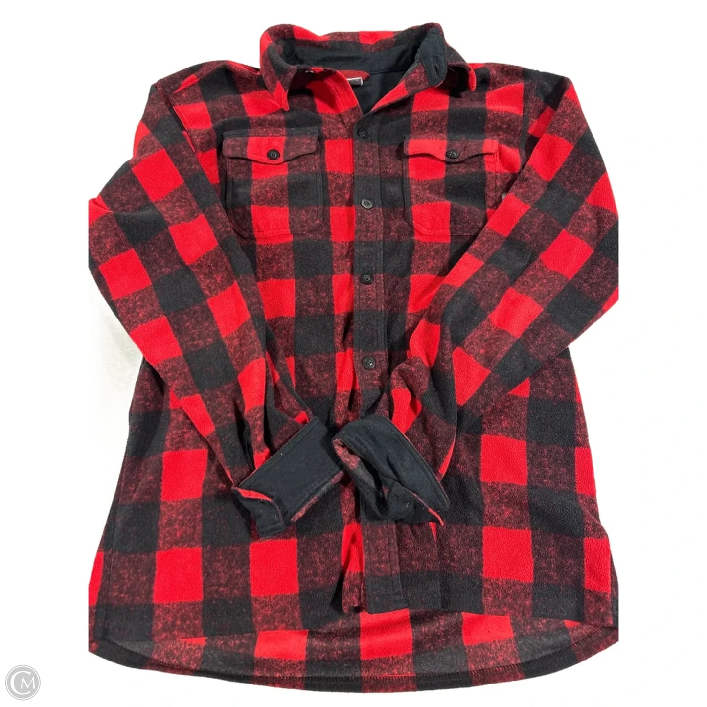 Top Long Sleeve By Columbia In Plaid Pattern, Size: S