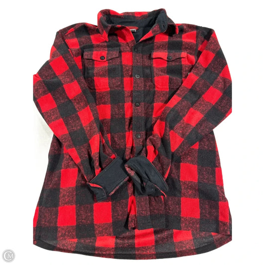 Top Long Sleeve By Columbia In Plaid Pattern, Size: S