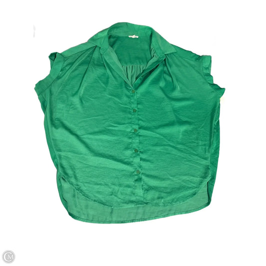 Top Short Sleeve By Jodifl In Green, Size: S