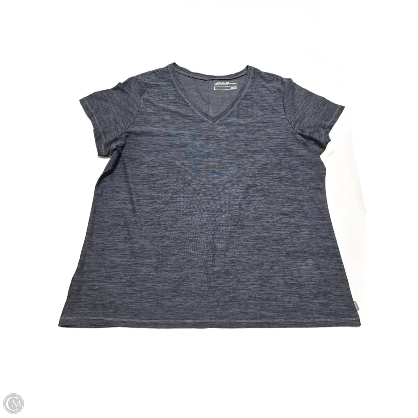 Athletic Top Short Sleeve By Eddie Bauer In Blue, Size: 30