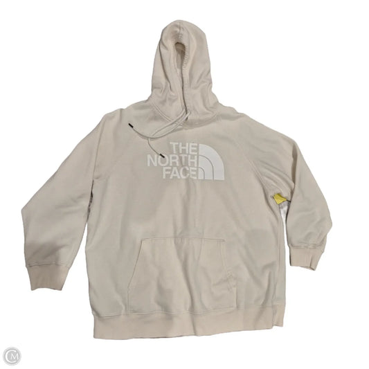 Sweatshirt Hoodie By The North Face In Cream, Size: Xxl