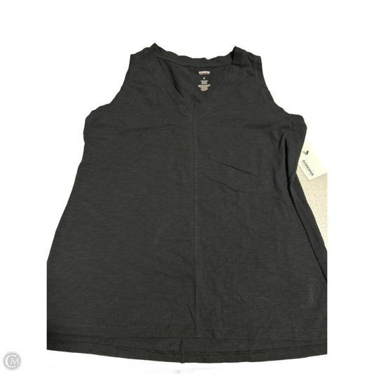 Tank Top By Sonoma In Black, Size: L