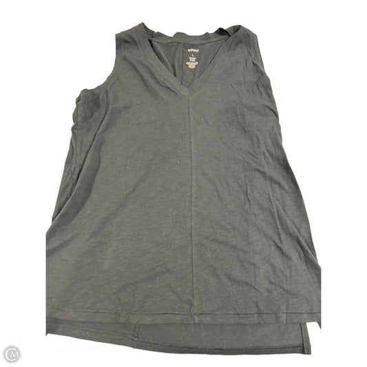 Tank Top By Sonoma In Black, Size: L