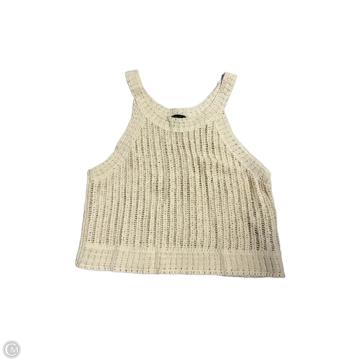 Tank Top By Massimo Dutti In Tan, Size: Xs