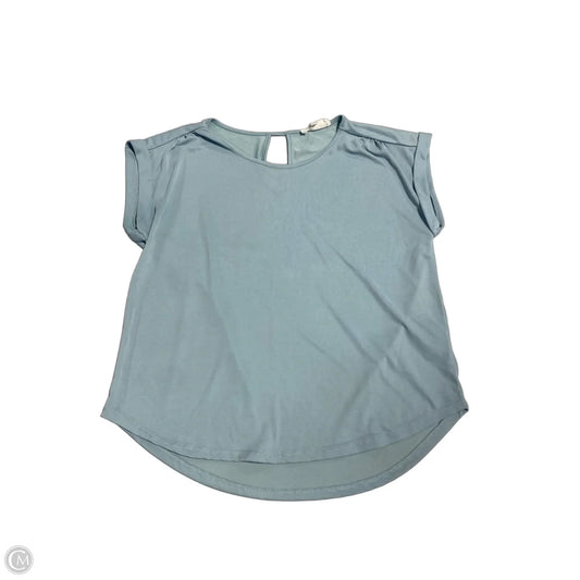 Top Short Sleeve By Pink Rose In Blue, Size: M