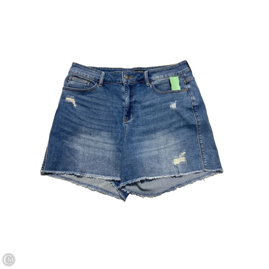 Shorts By Judy Blue In Blue Denim, Size: 18