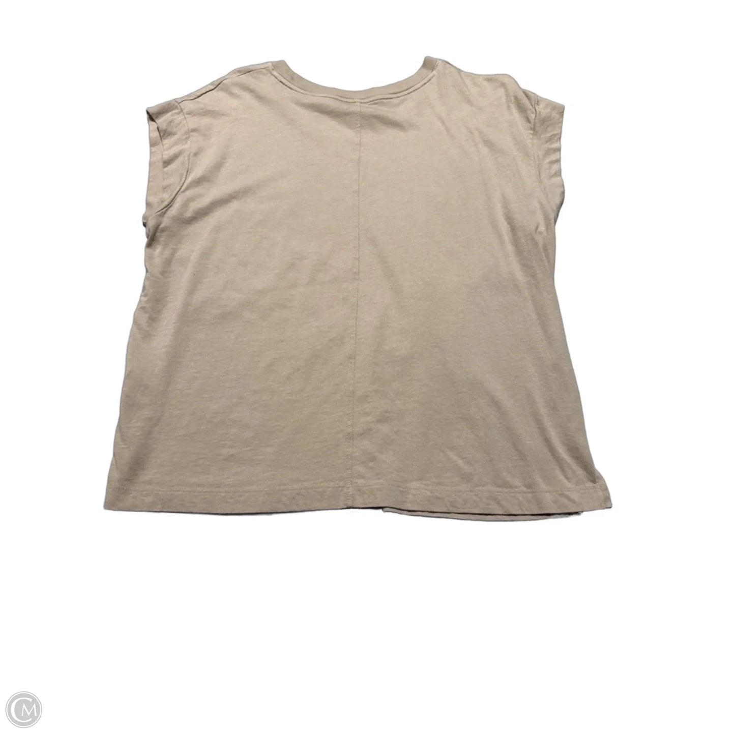 Top Short Sleeve By A New Day In Brown, Size: M