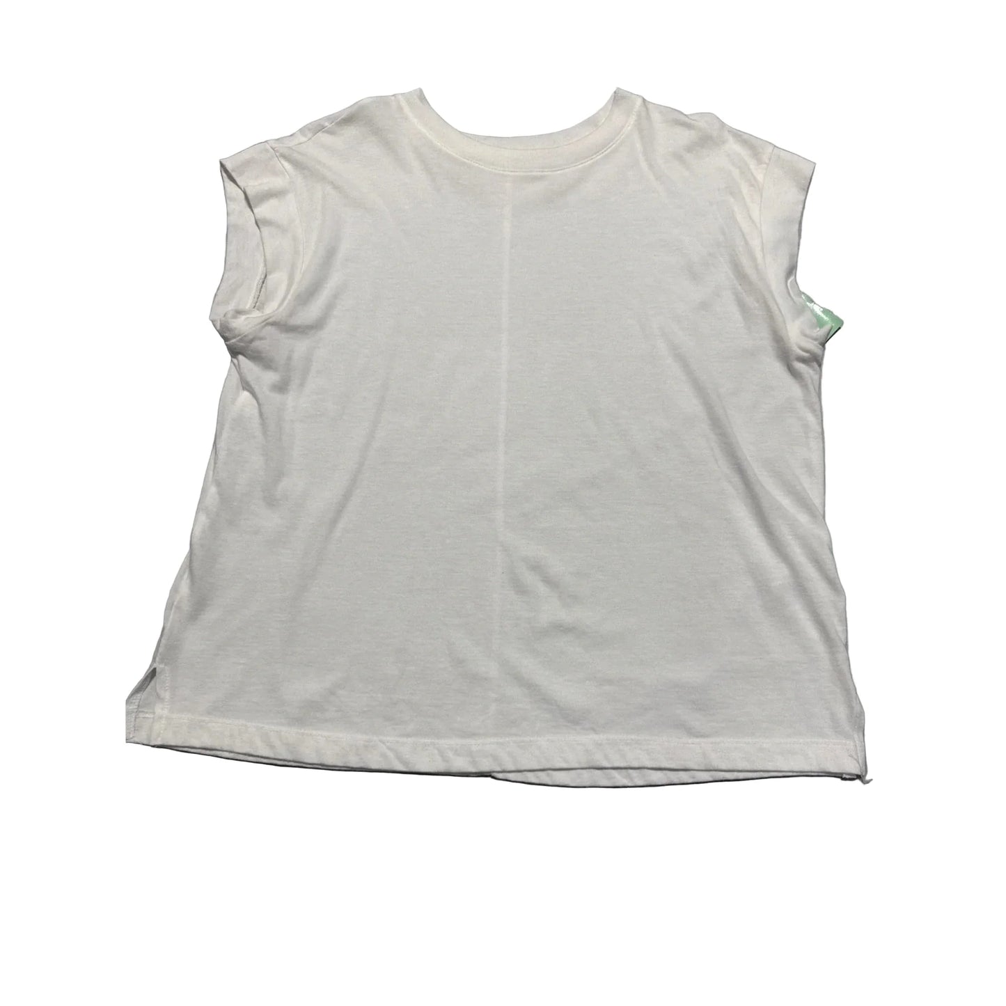 Top Short Sleeve By A New Day In White, Size: M