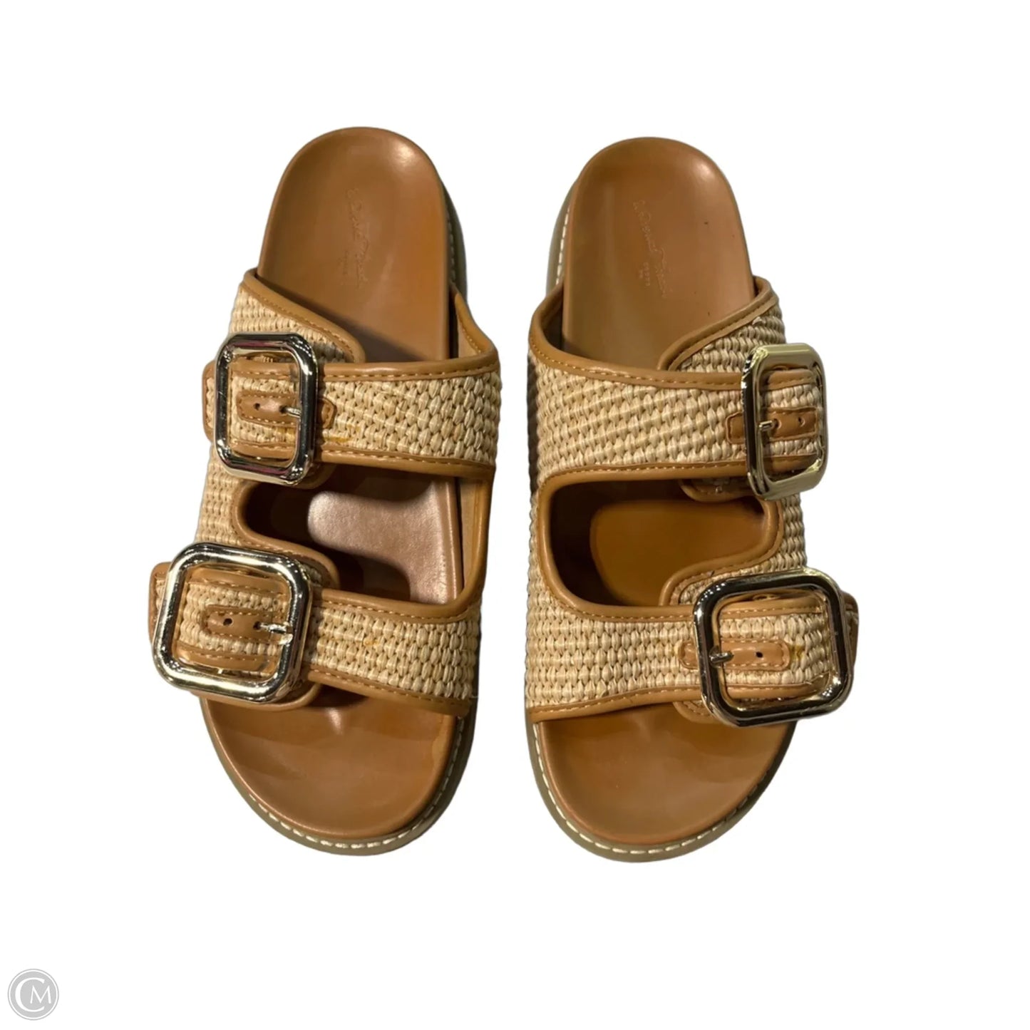 Sandals Flats By Universal Thread In Brown, Size: 9.5