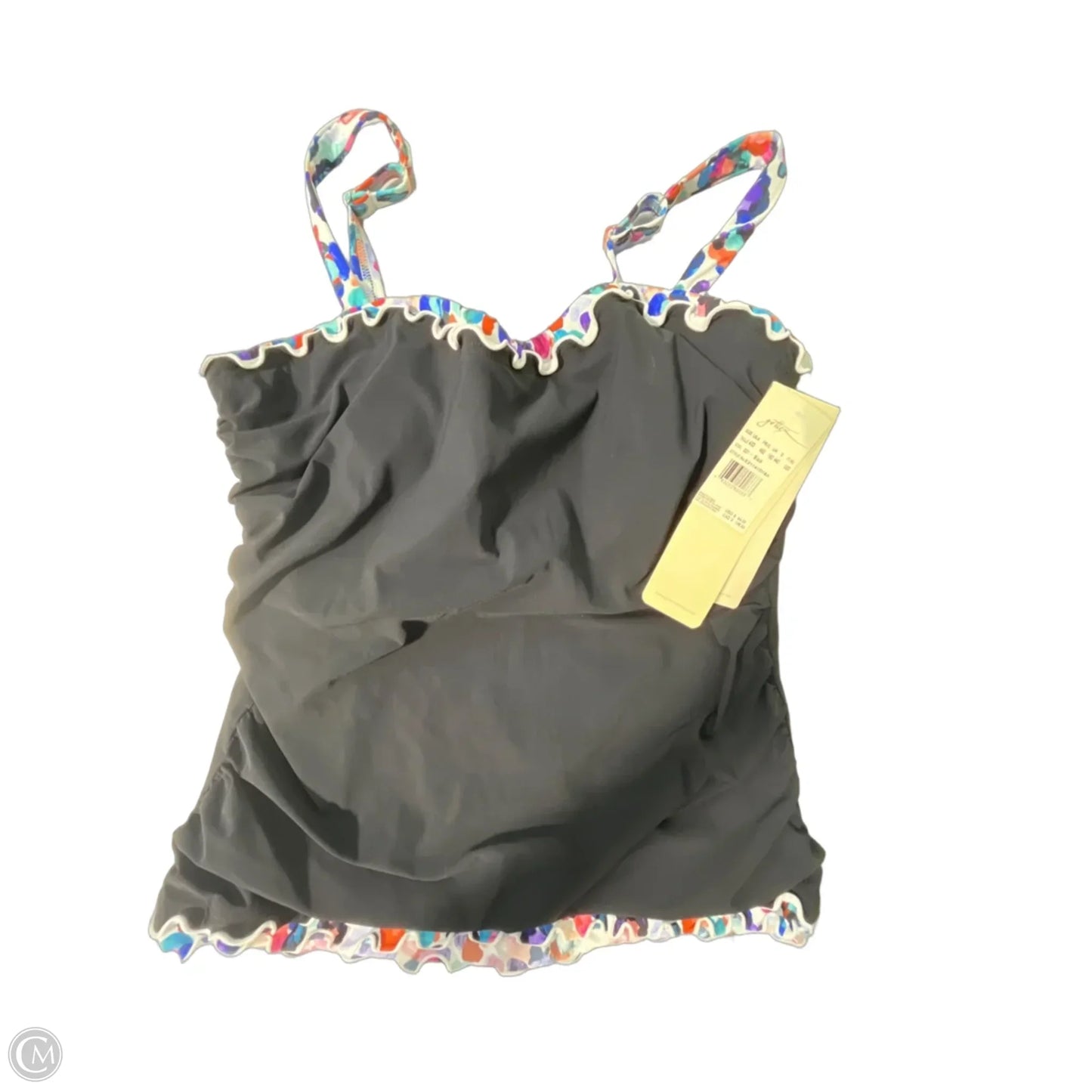 Swimsuit Top By Gottex In Black, Size: Xl