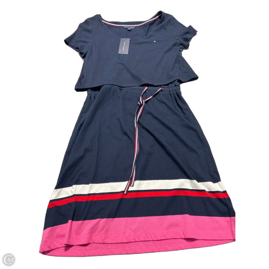 Dress Casual Midi By Tommy Hilfiger In Navy, Size: S