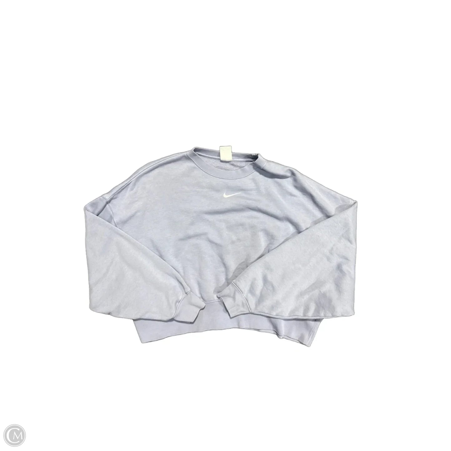 Sweatshirt Crewneck By Nike In Purple, Size: M