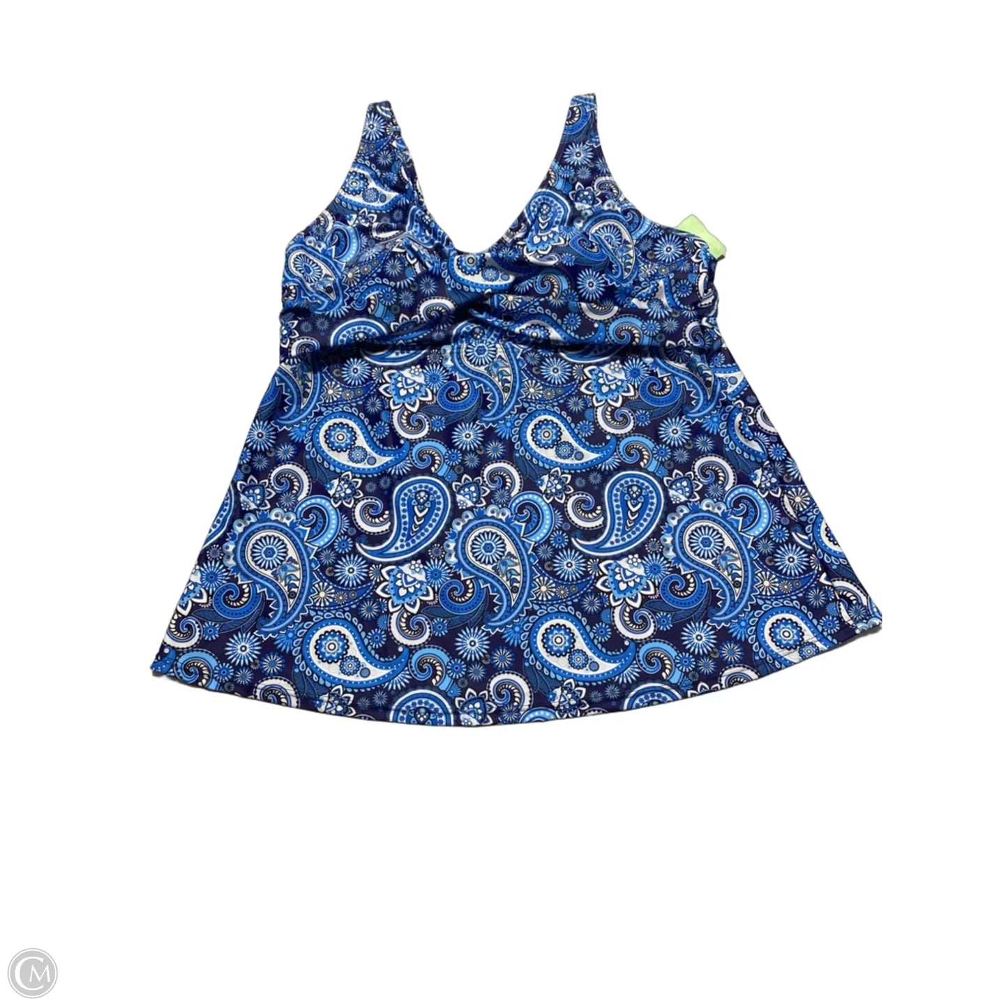 Swimsuit Top By Cmc In Blue, Size: 2x