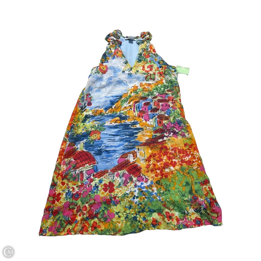 Dress Casual Midi By London Times In Multi-colored, Size: Xs