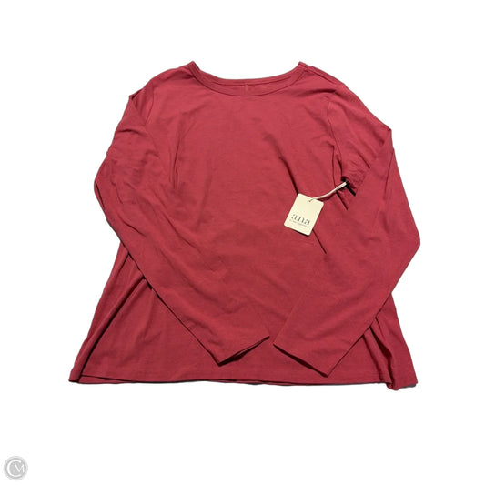 Top Long Sleeve By Ana In Red, Size: Xl