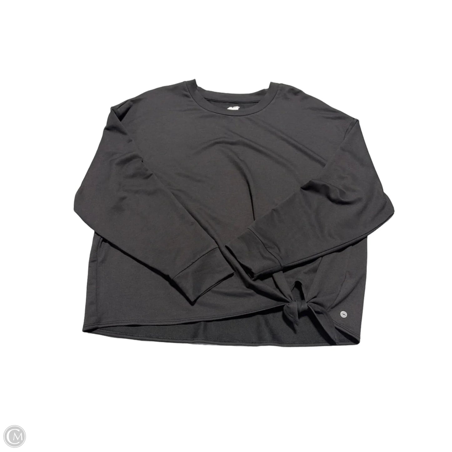 Athletic Top Long Sleeve Crewneck By Avia In Black, Size: Xl