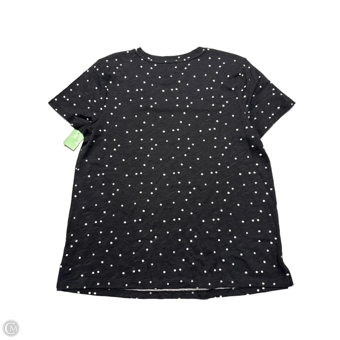 Top Short Sleeve By Maurices In Polkadot Pattern, Size: L
