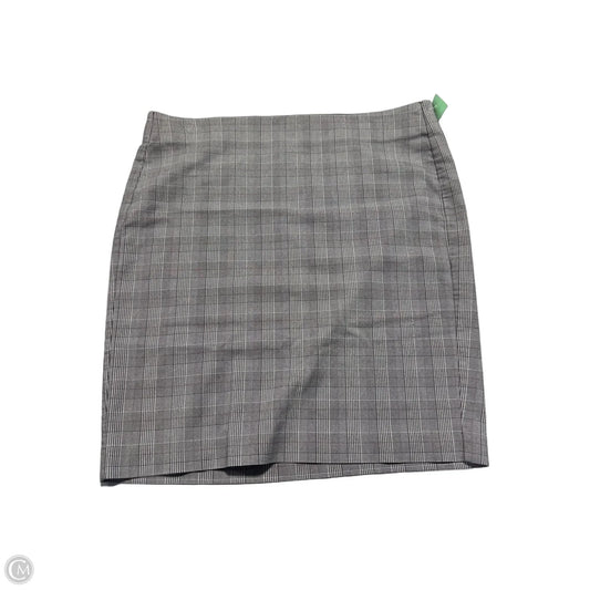 Skirt Midi By Elle In Plaid Pattern, Size: L