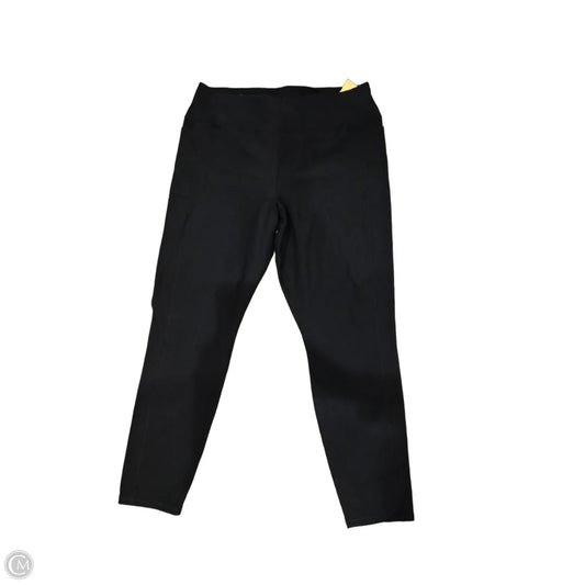 Athletic Leggings By Skechers In Black, Size: Xl