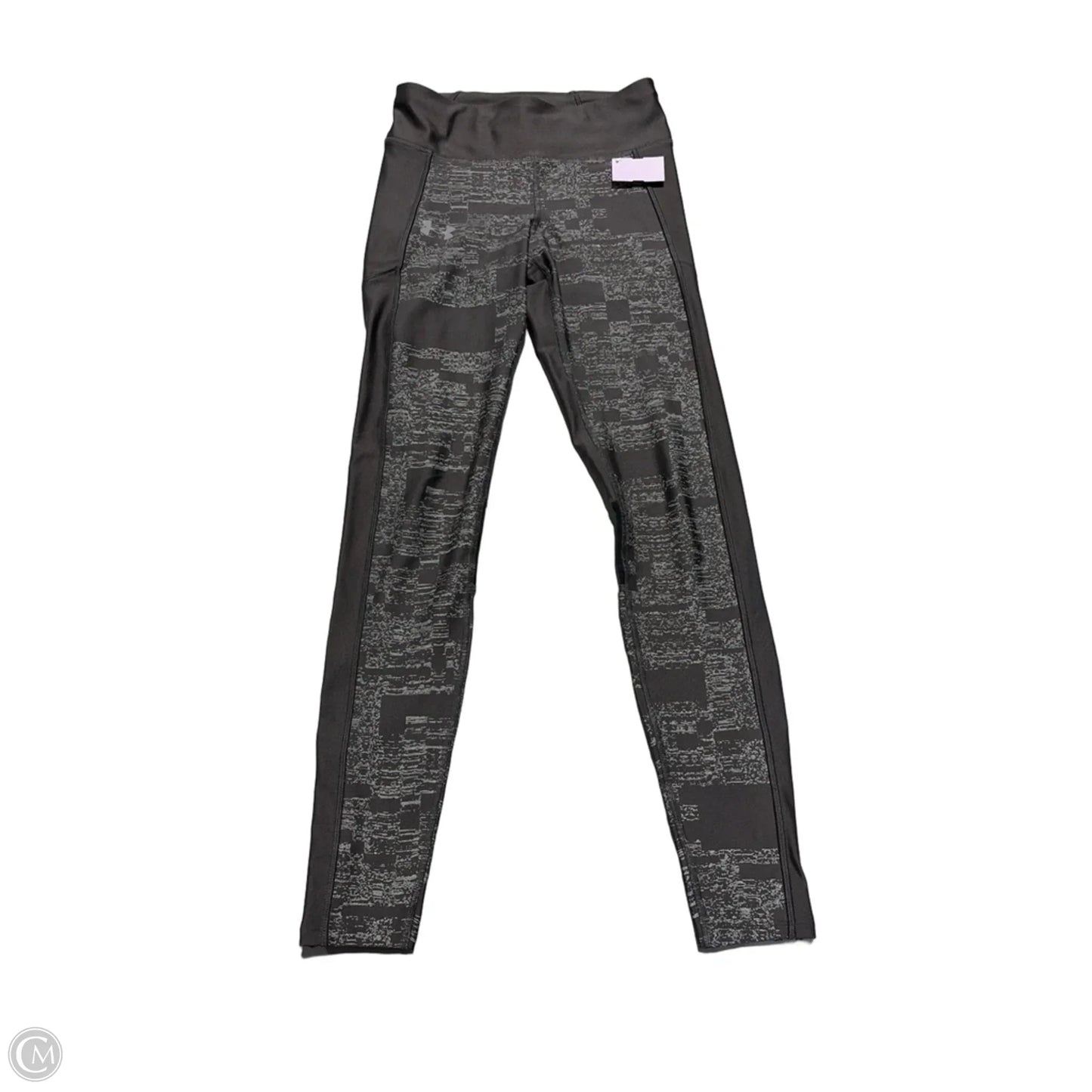 Athletic Leggings By Under Armour In Grey, Size: S