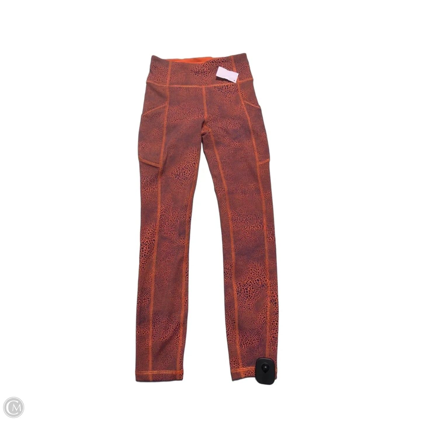 Athletic Leggings By Lululemon In Orange & Purple, Size: 2