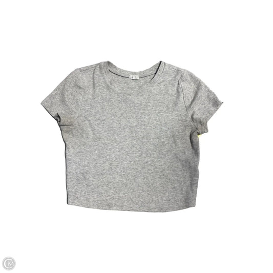 Top Short Sleeve By Garage In Grey, Size: M