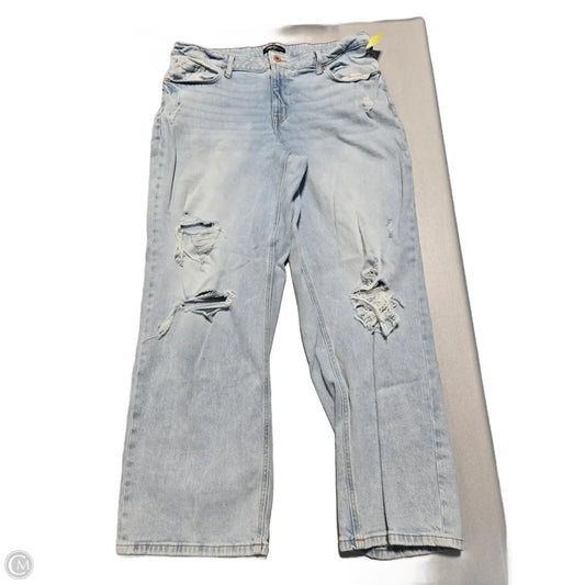 Jeans Wide Leg By Edgely In Blue Denim, Size: 16