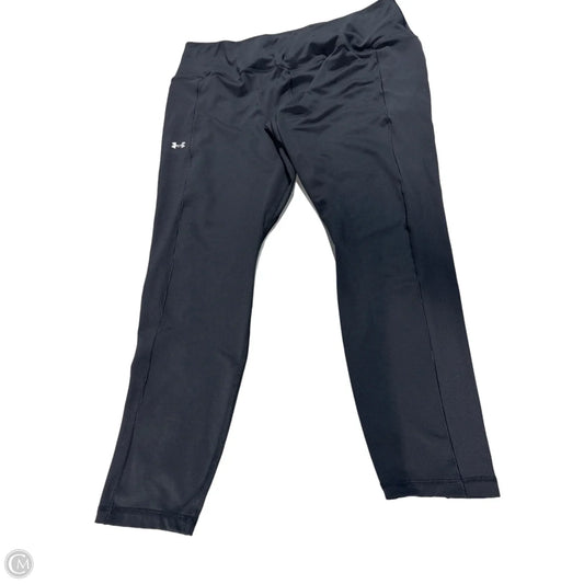 Athletic Leggings By Under Armour In Black, Size: 2x