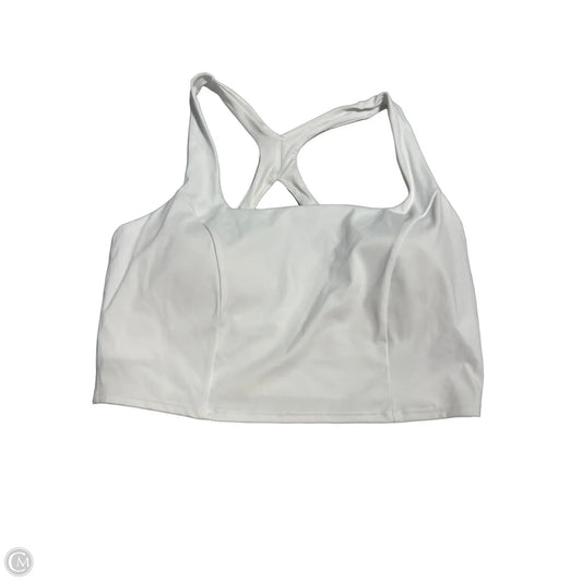 Athletic Bra By Avia In White, Size: Xxl