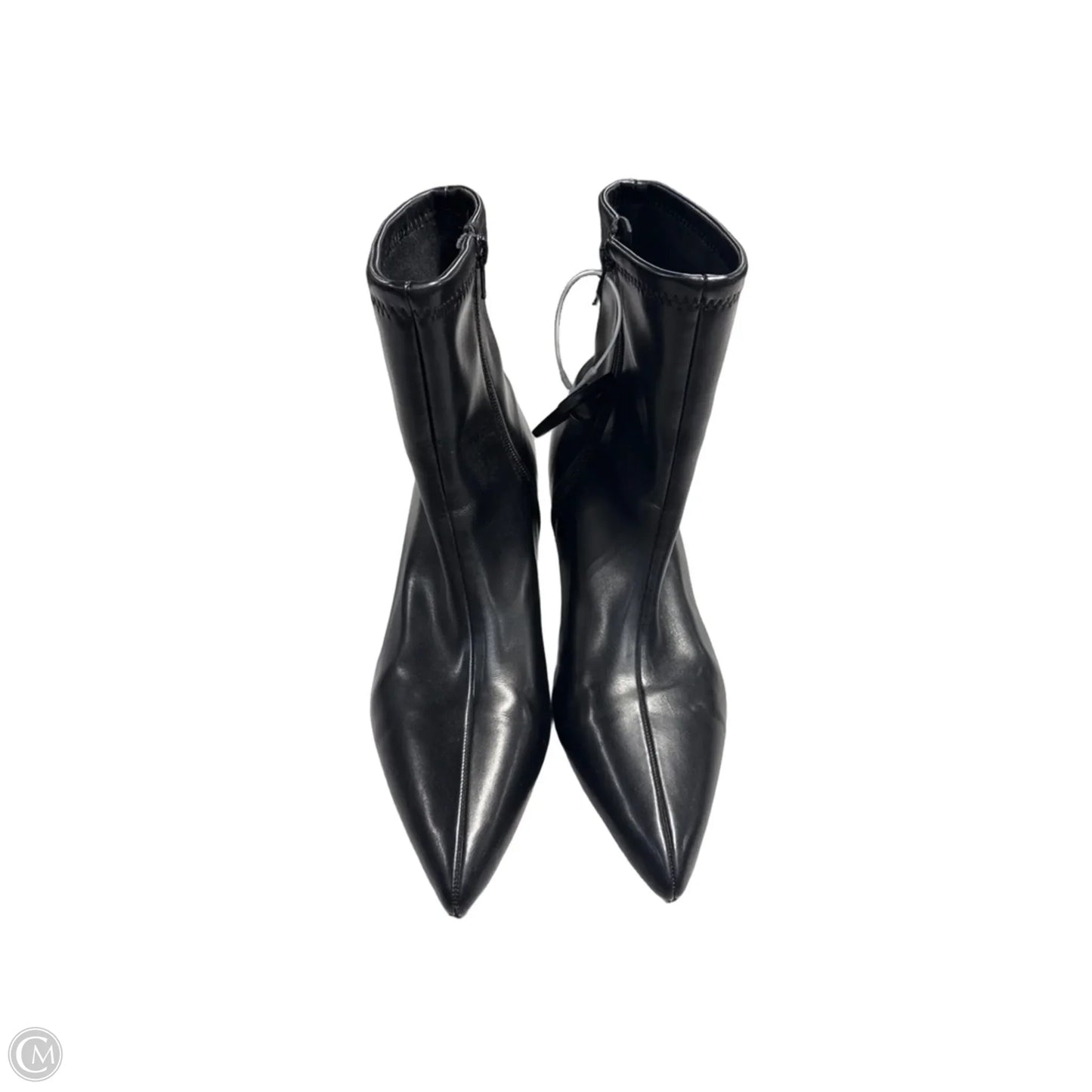Boots Ankle Heels By Cmc In Black, Size: 9.5