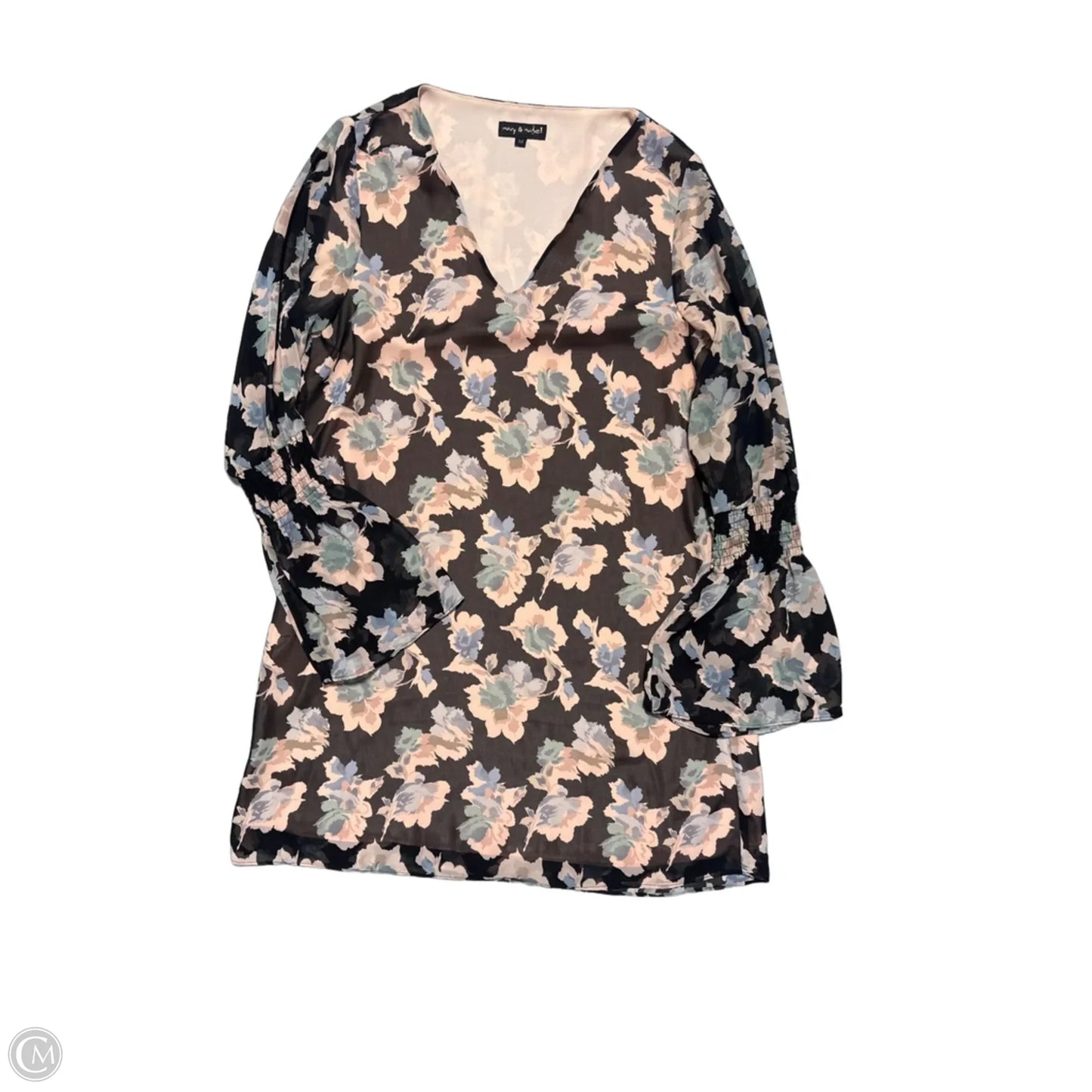 Dress Casual Midi By Cmb In Floral Print, Size: M