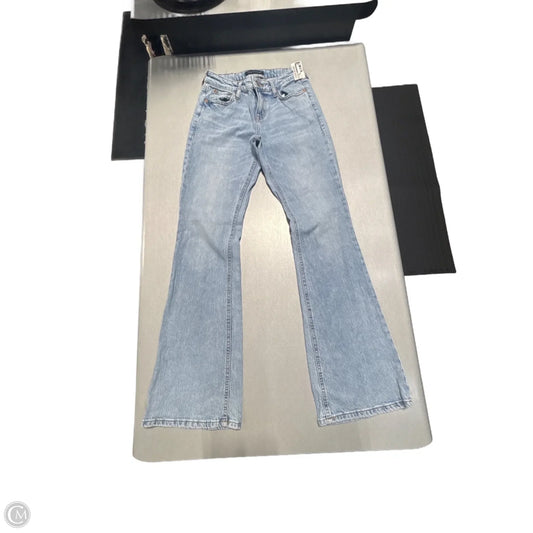 Jeans Boot Cut By Aeropostale In Blue Denim, Size: 0