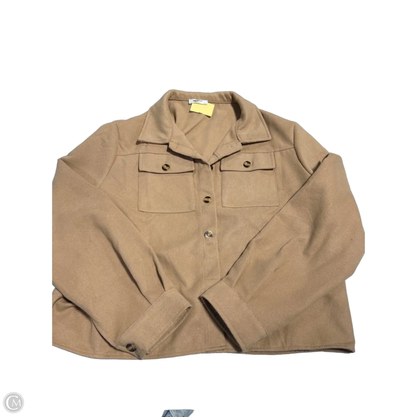 Jacket Fleece By Zeagoo In Brown, Size: Xl