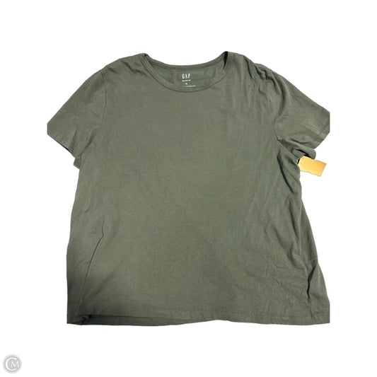 Top Short Sleeve By Gap In Green, Size: Xl