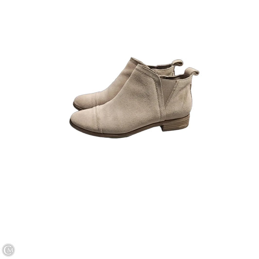 Boots Ankle Heels By Toms In Tan, Size: 8