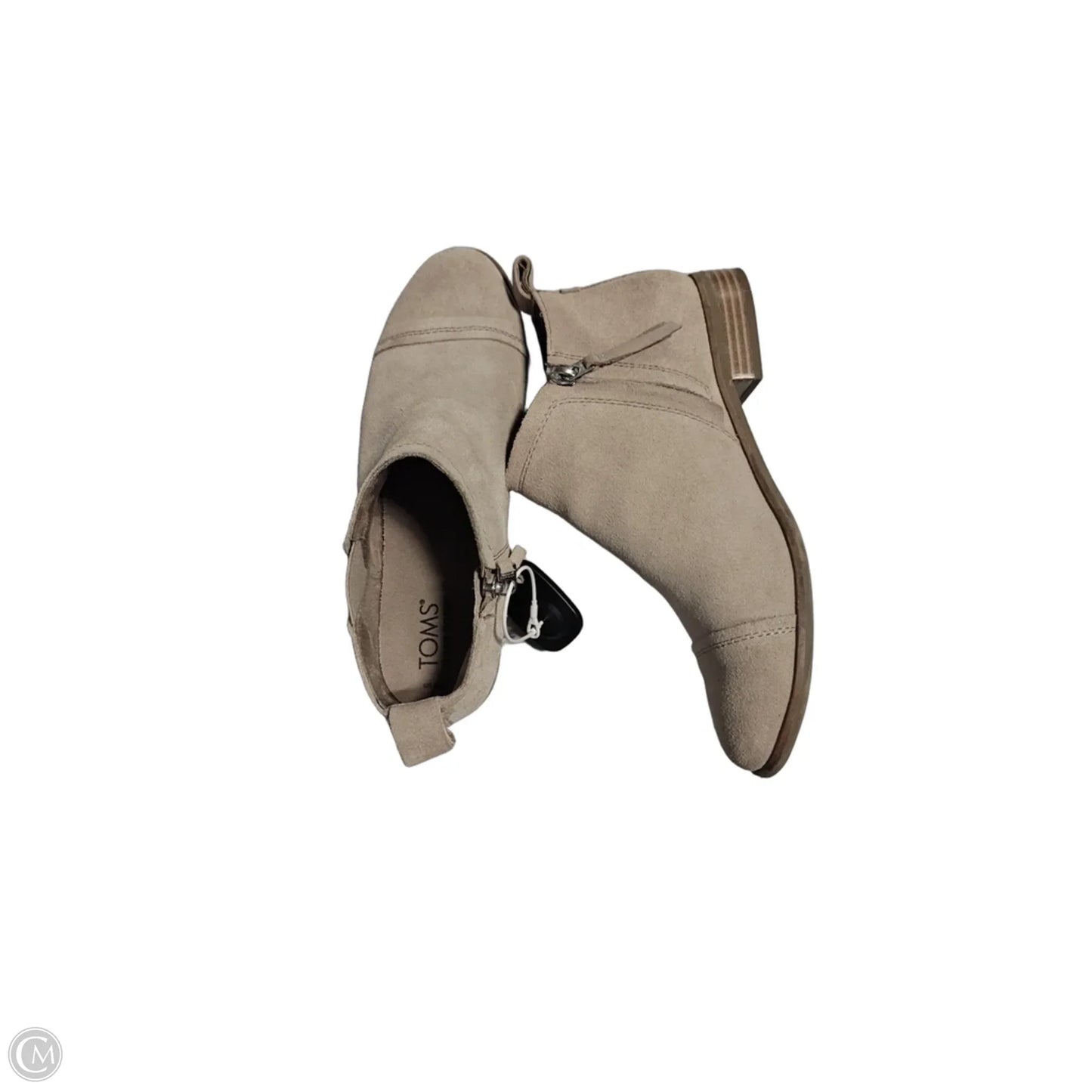 Boots Ankle Heels By Toms In Tan, Size: 8