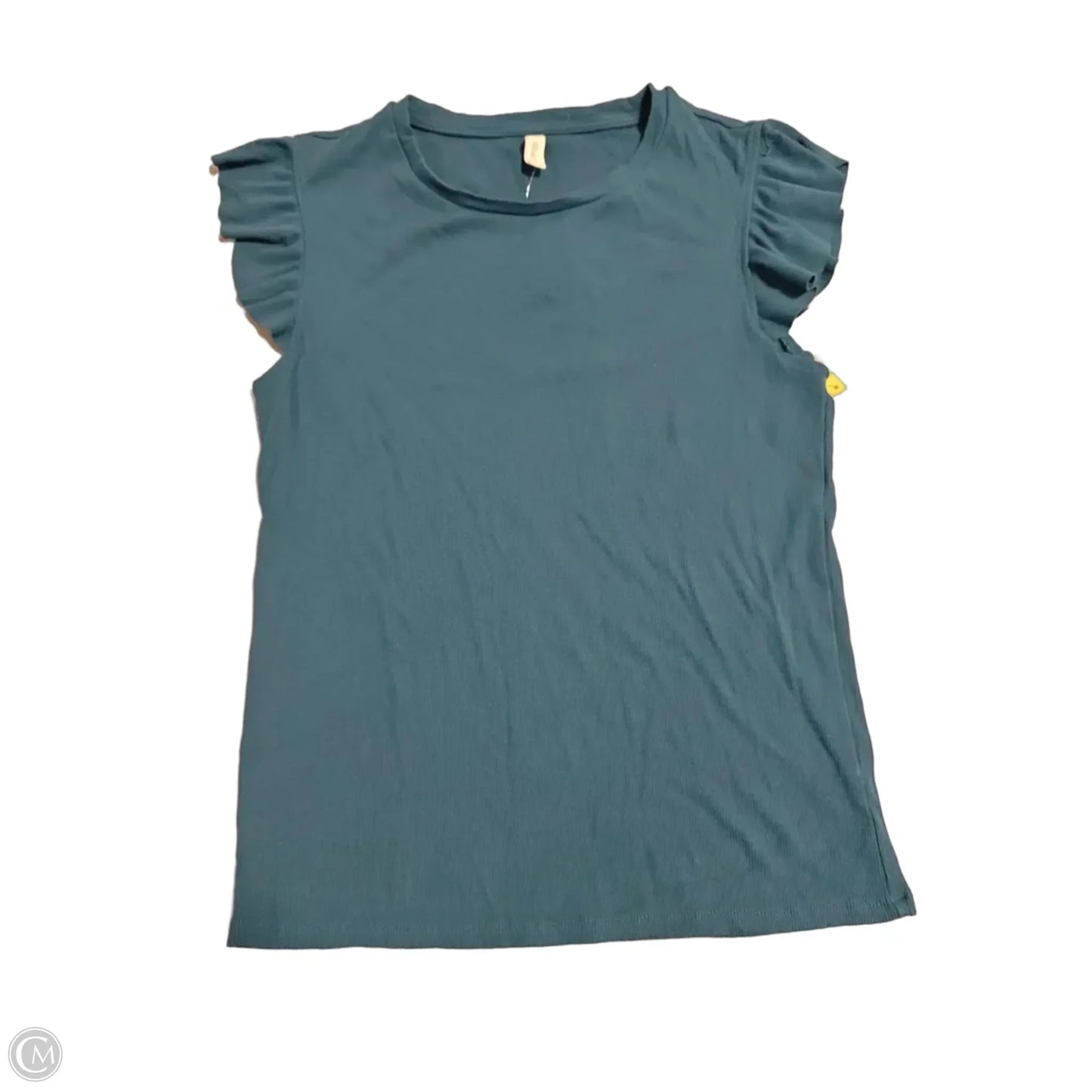 Top Short Sleeve By Wishlist In Teal, Size: L