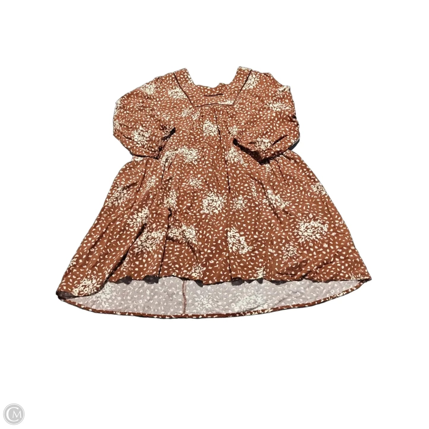 Dress Casual Short By Knox Rose In Brown, Size: L