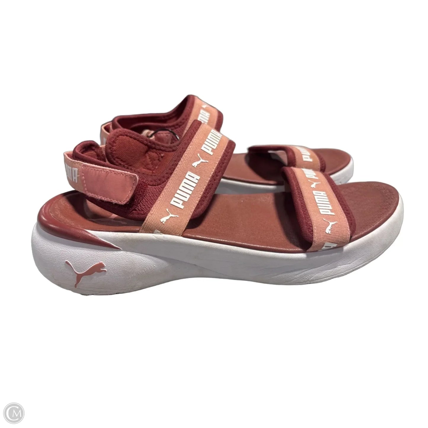 Sandals Flats By Puma In Red, Size: 9