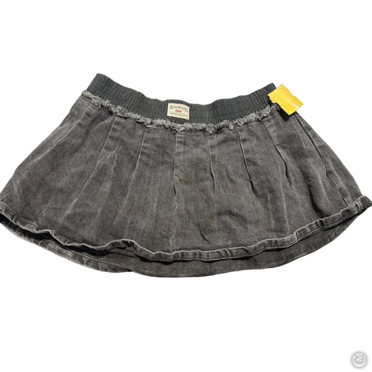 Skirt Mini & Short By Bdg In Black Denim, Size: M