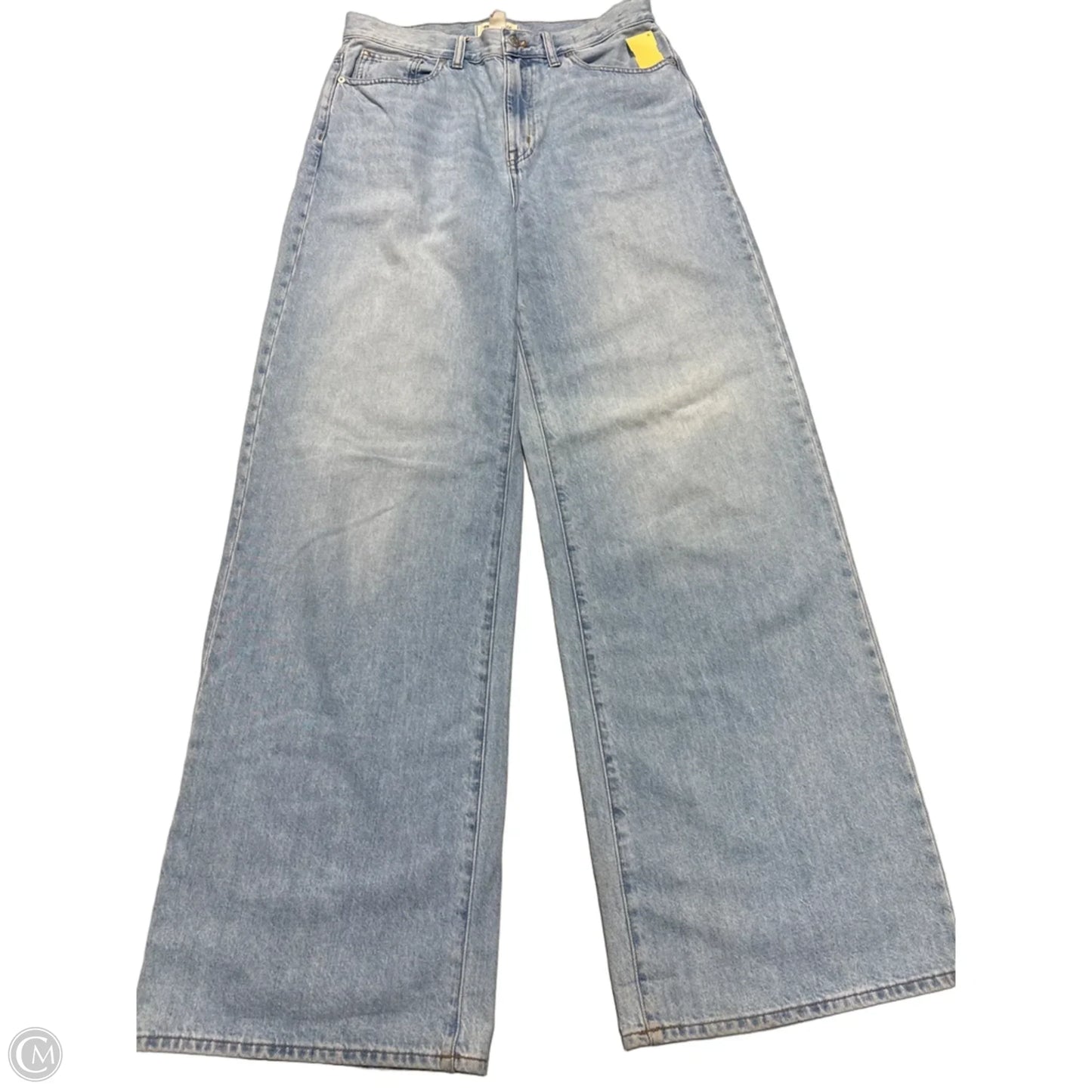 Jeans Wide Leg By Madewell In Blue Denim, Size: 8