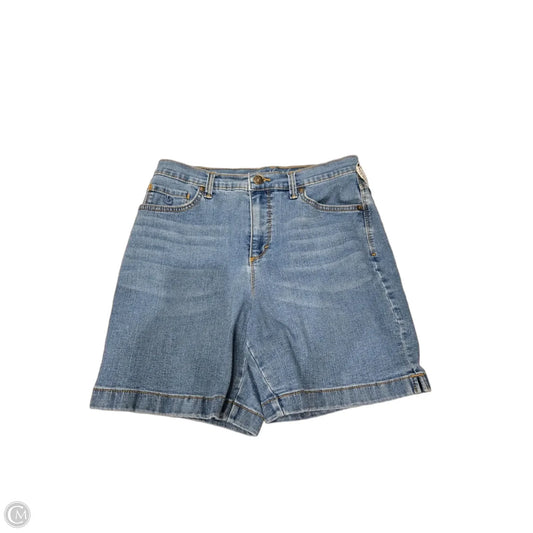 Shorts By Gloria Vanderbilt In Blue Denim, Size: 4